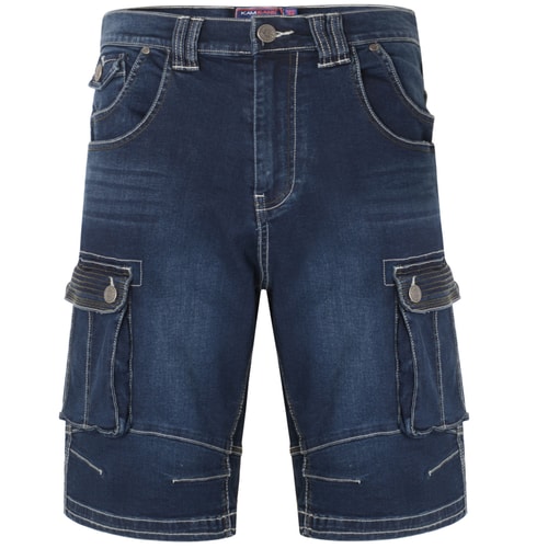 KAM Ivan Denim Cargo Shorts Dark Used